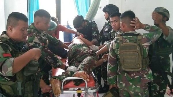 KKB Manfred Fatem Serang Pos TNI saat Natal, Satu Prajurit Gugur
