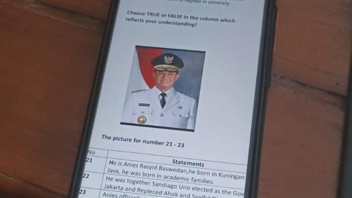 Bawaslu Tak Permasalahkan Foto Anies di Soal Ujian SMK