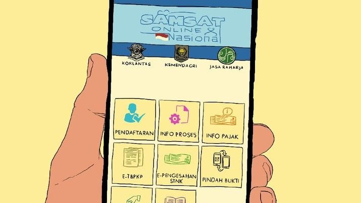 Cara Bayar Pajak Kendaraan Bermotor Secara Online Menggunakan Aplikasi, Tak Perlu Antre di Kantor Samsat