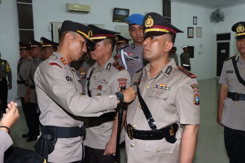 Kapolres Sergai Pimpin Sertijab 2 Kasat dan 4 Kapolsek, ini nama-namanya!