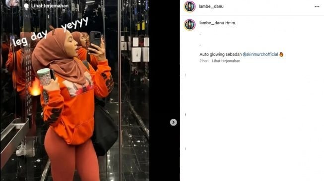Gaya Oklin Fia Ngegym Berjilbab dengan Busana Ketat, Netizen: Binal Syariah