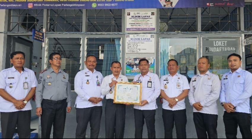 Kakanwil Kemenkumham Sumut Kunjungi Lapas Kelas llB Padangsidimpuan