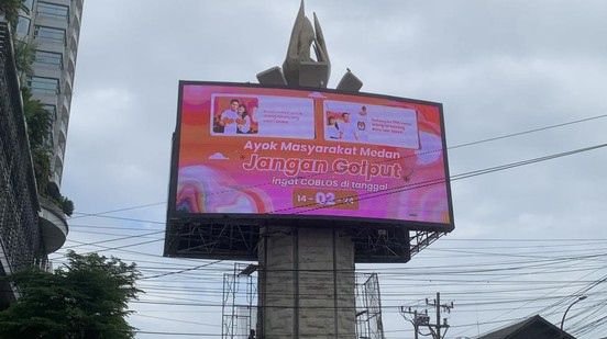 Ini Kata Wali Kota Medan terkait Aset Pemkot Medan yang Tonjolkan Iklan Angka 02