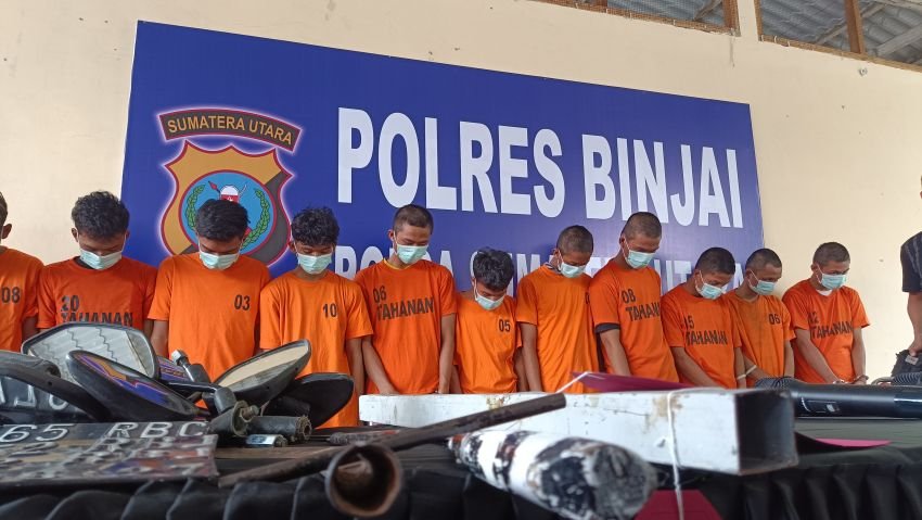 13 Remaja Pelaku Begal Bersenjata Tajam Diringkus, 7 Diantaranya Anak di Bawah Umur
