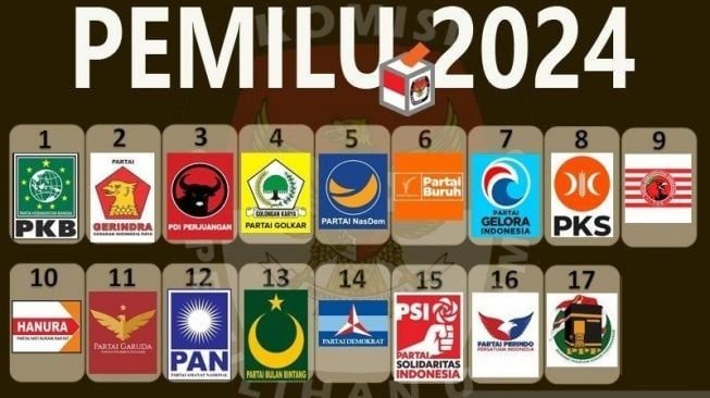 Daftar 9 Parpol Gagal Lolos ke Gedung DPR RI, dari Partai Anak Jokowi hingga Gelora