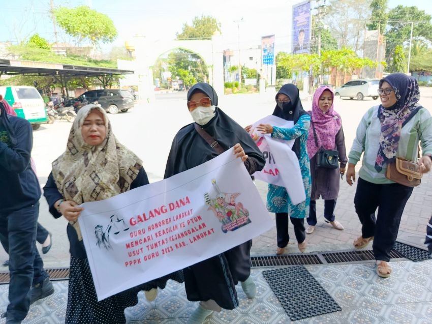 Tuntut Keadilan ke PTUN, Guru di Langkat Galang Dana Peduli Pendidikan