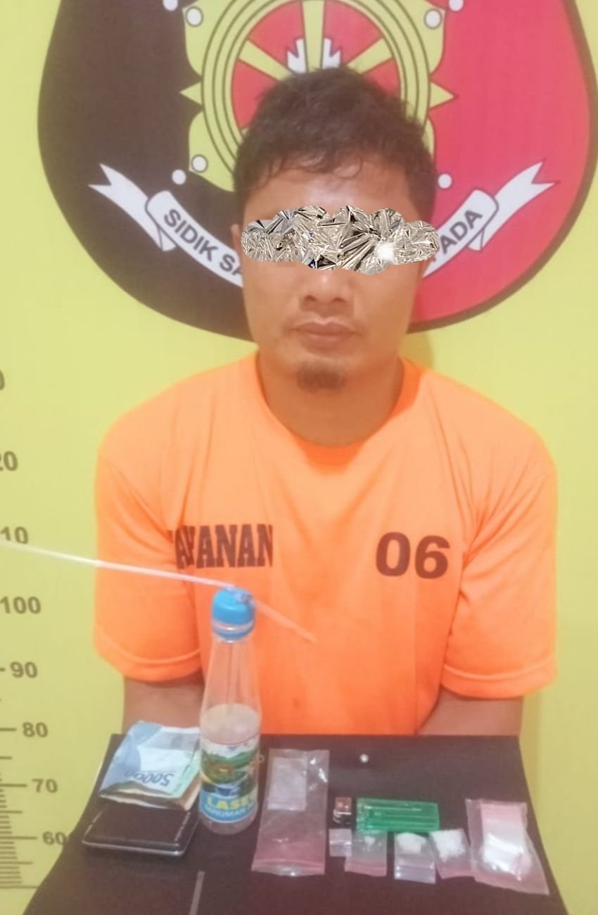 Aparat Polres Tapsel Gerebek Gubuk Diduga Tempat Peredaran Narkoba, Satu Orang Ditangkap