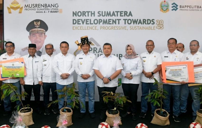 Bupati Tapsel Hadiri Pra Musrenbang RKPD Sumut 2025