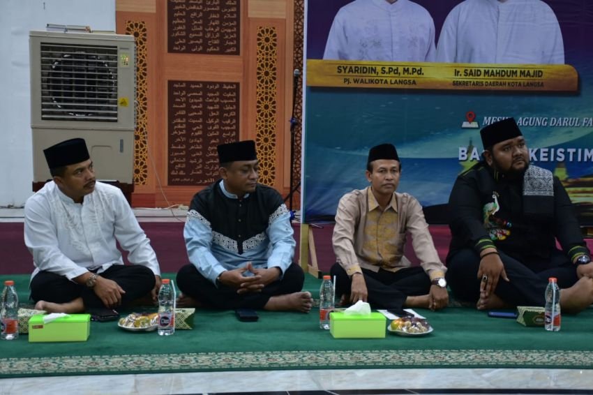 Gelar Tausiah Akbar Peringatan Isra’ Mi’raj, Pj. Walikota Langsa: Umat Islam Harus Menjadi Umat Moderat