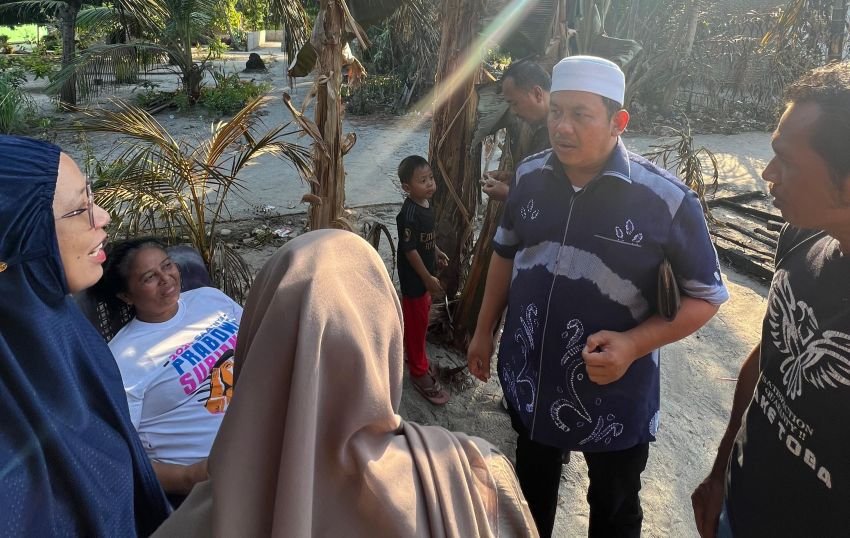 Prihatin Terhadap Korban Kebakaran, Ketua IMBAI Sergai Berikan Bantuan