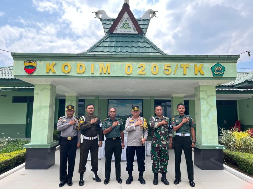 Kapolres Tanah Karo Kunker Ke Kodim 0205/TK