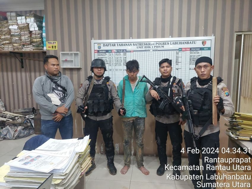 Seorang Anggota Geng Motor Diamankan Tim Patroli Presisi Polres Labuhanbatu