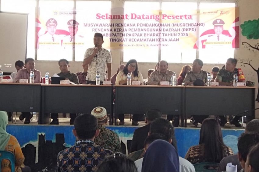Musrenbang RKPD Pakpak Bharat Tahun 2025 Tingkat Kecamatan Kerajaan Digelar