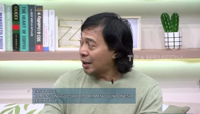 Bakal Lolos ke Senayan Jadi Senator, Komeng Bicara Soal Budaya Indonesia Dijajah Korea