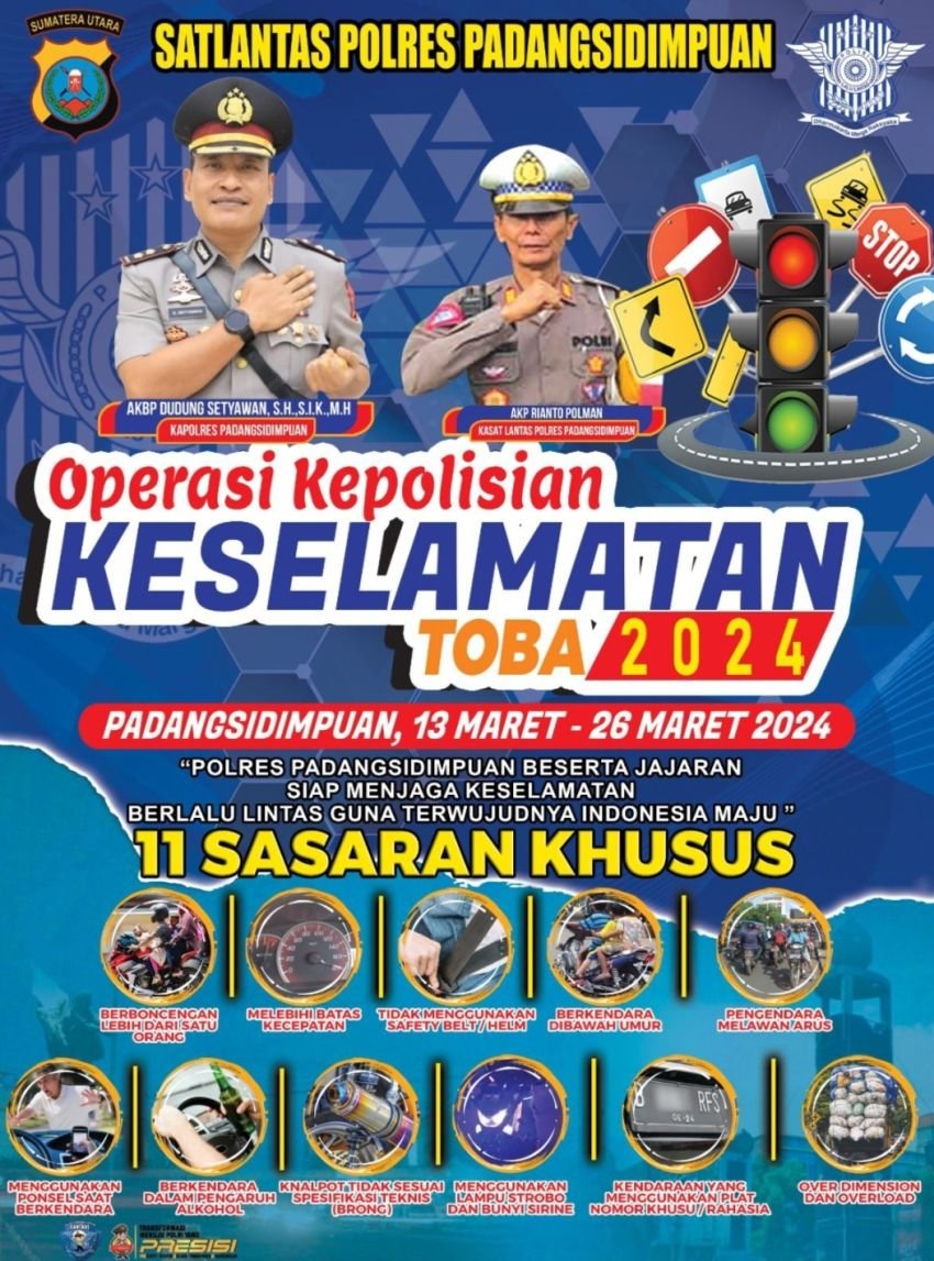 Satlantas Polres Padangsidimpuan Sosialisasikan Kamseltibcarlantas