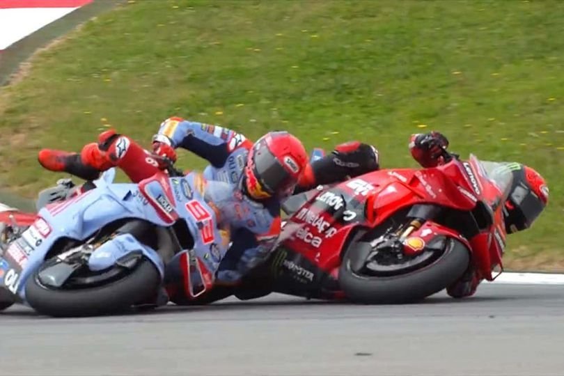 Bagnaia dan Marquez Tabrakan di MotoGP Portugal