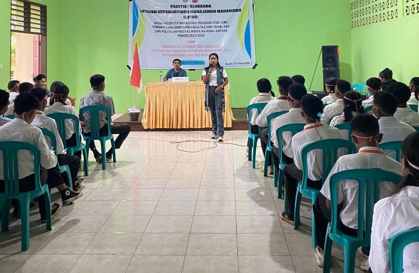 Menunjang Jiwa Kepemimpinan, Prodi IPM Unwira Gelar LKMM