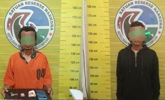 Polisi Tangkap Dua Pengedar Sabu di Padangsidimpuan, Sempat Buang BB ke Jalan
