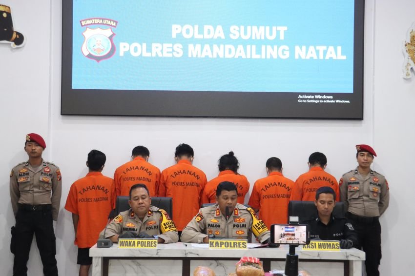 Selama Maret 2024, Polres Madina Berhasil Amankan 10 Kg Ganja serta 76 Gram Sabu