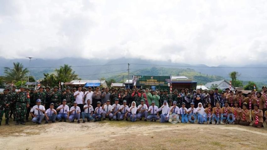 Bupati Karo Hadiri Penutupan TMMD Ke-119