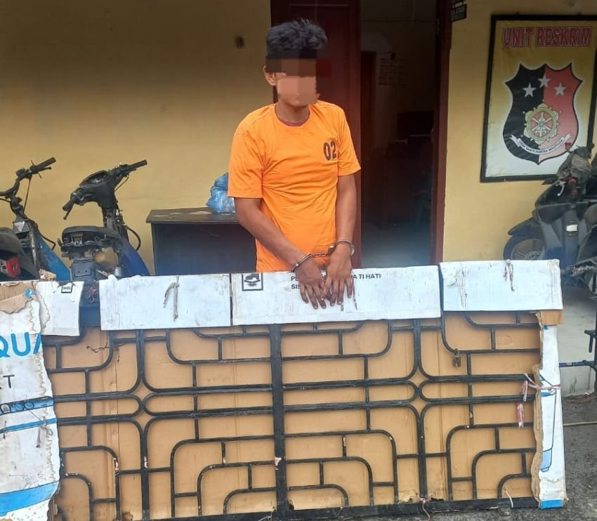 Bongkar Rumah Kontrakan Warga, Pria di Binjai Diringkus Polisi