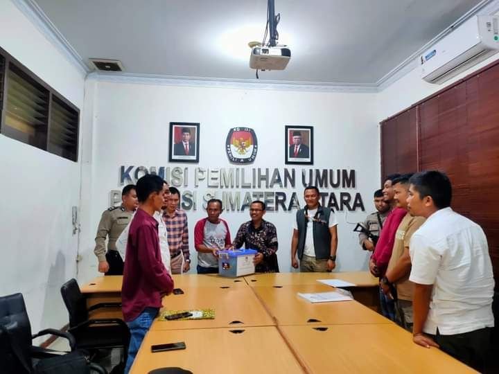 Bawaslu Pakpak Bharat Lakukan Pengawasan Melekat Pengantaran Dan Penyerahan Rekap Formulir D Ke KPU Sumut