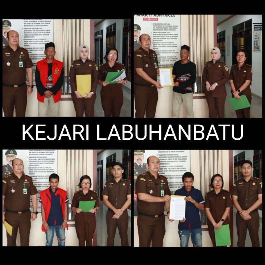 Dalam Sebulan, Kejari Labuhanbatu Hentikan Tiga Perkara Melalui RJ