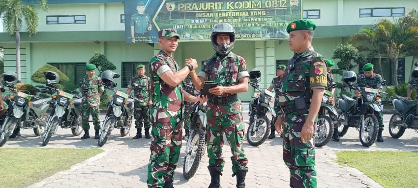 Puluhan Babinsa di Lamongan Terima Kendaraan Operasional
