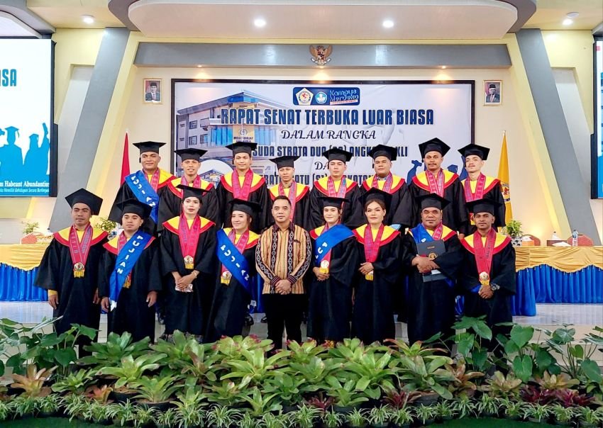 20 Mahasiswa FH Unwira Diwisuda Hari ini, Dua Diantaranya Lulus Semester Tujuh, Begini Harapan Pimpinan Fakultas dan Prodi