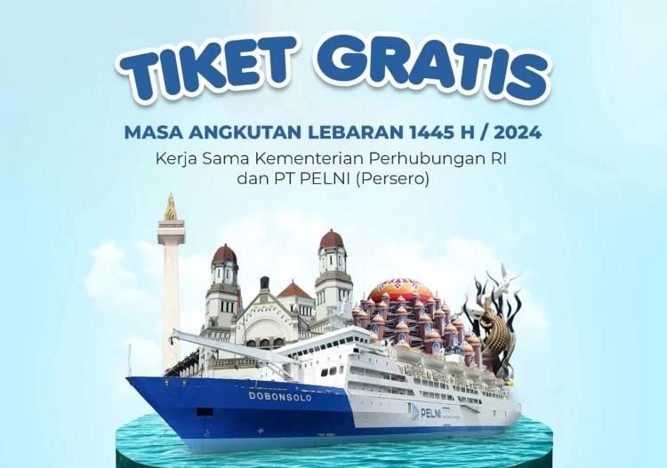 Gelar Mudik Gratis! Pelni Siapkan 13.060 Kuota, Cek Rute dan Cara Daftar