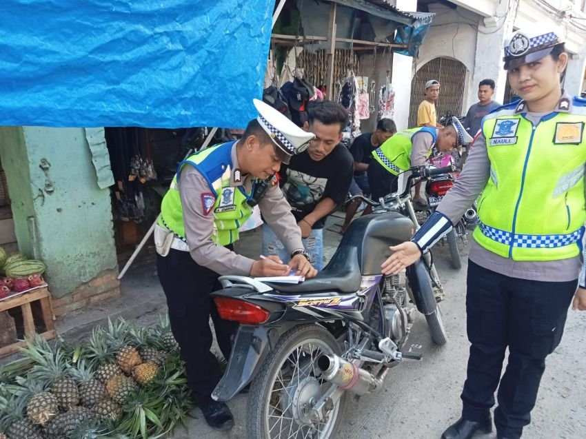 Satlantas Polres Sergai Gelar Patroli 'Hunting' Rawan Lakalantas