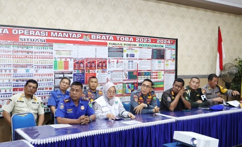 Kapolres Padangsidimpuan Pimpin Rakor Lintas Sektoral Operasi Ketupat Toba 2024