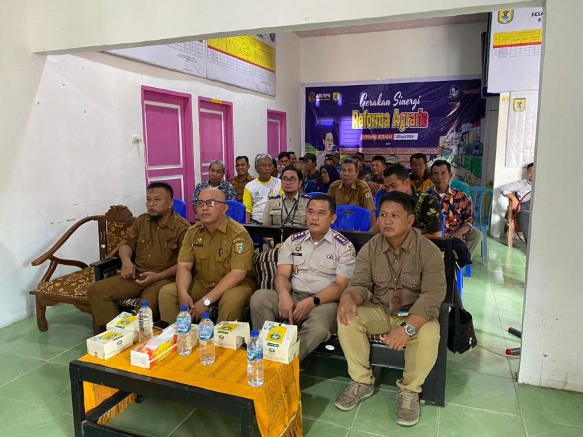 Kantor Pertanahan Sergai Ikuti Puncak Gerakan Sinergi Reforma Agraria Nasional Secara Virtual