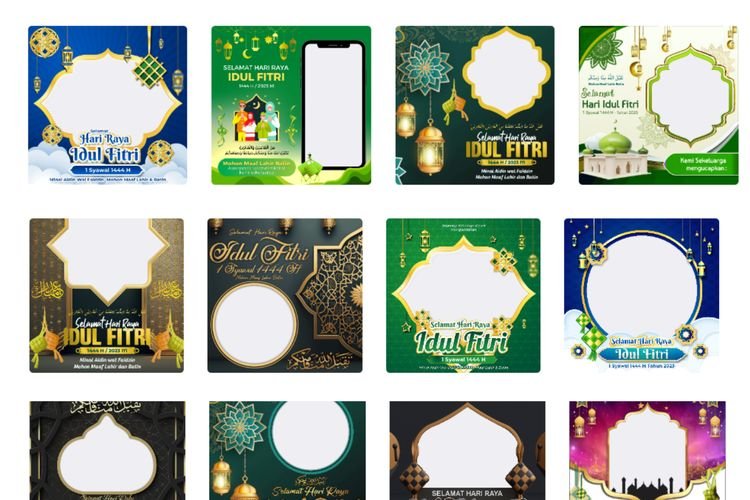 Link Download Twibbon Kartu Ucapan Idul Fitri 2024 Lengkap dengan Cara Pasang