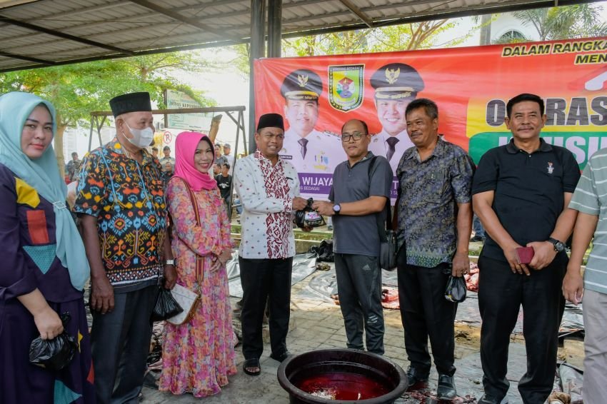Kendalikan Inflasi dan Stok Daging Sapi, Pemkab Sergai Gelar Operasi Pasar Murah