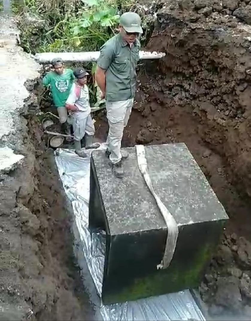 Kades di Pemalang Sulap Jembatan Ambruk Jadi Utuh Kembali Dalam Lima Jam