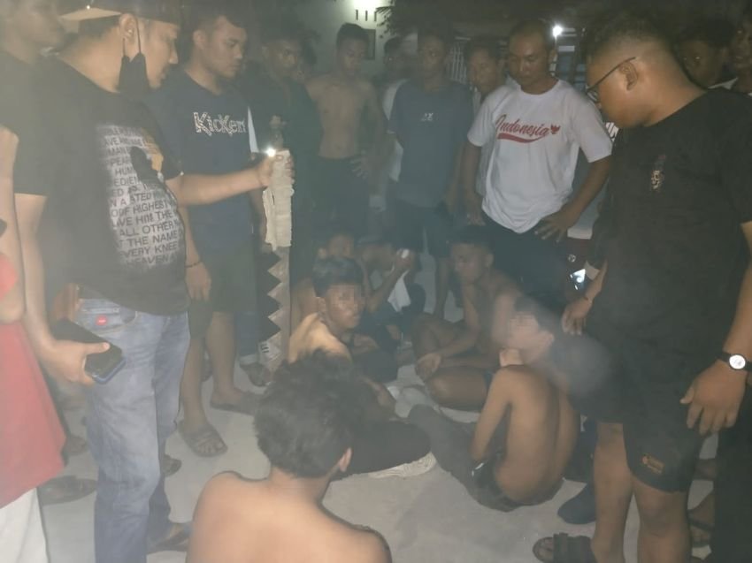 Polsek Perbaungan Amankan Geng Motor Resahkan Warga