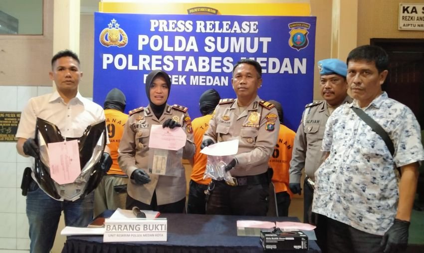 Dalam Sepekan, Polsek Medan Kota Ungkap Dua Kasus Curanmor