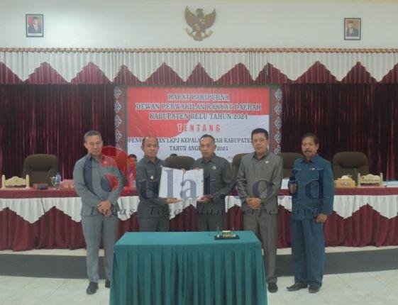 Wabup Belu Sampaikan LKPj Tahun 2023, Begini Rincian Pendapatan dan Anggarannya