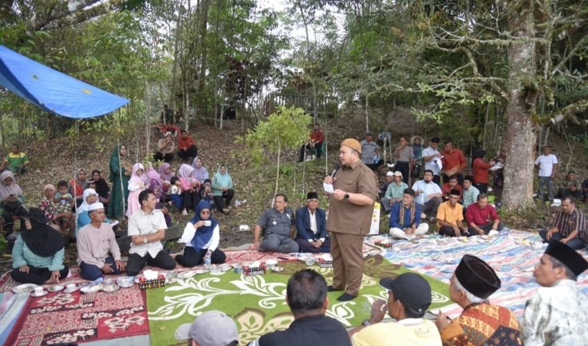 Bupati Hadir di Penanaman Perdana Bibit Varietas Unggul di Sipirok