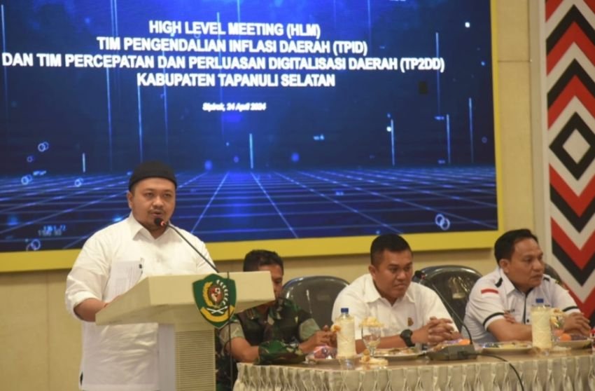 Bupati Resmi Buka HLM TPID dan TP2DD Tapsel