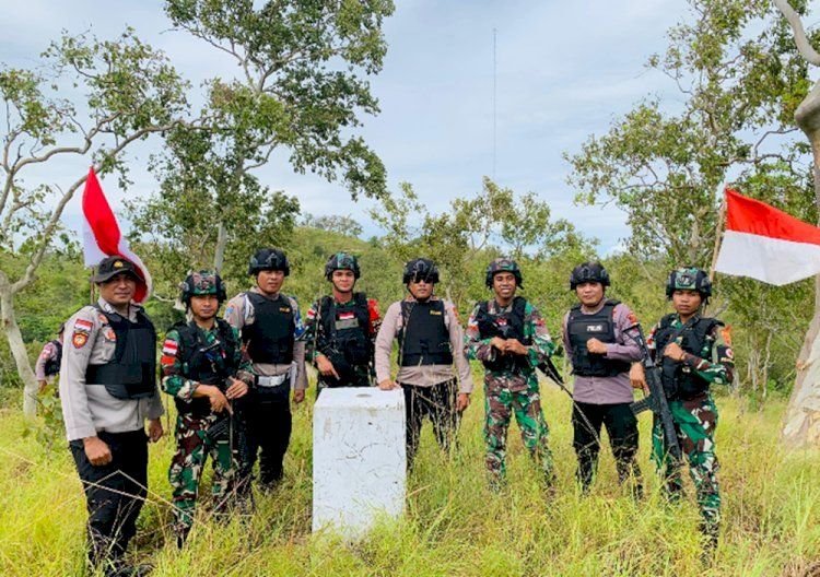 Polres Belu Terus Tingkatkan Kegiatan Rutin di Wilayah Perbatasan RI-Timor Leste