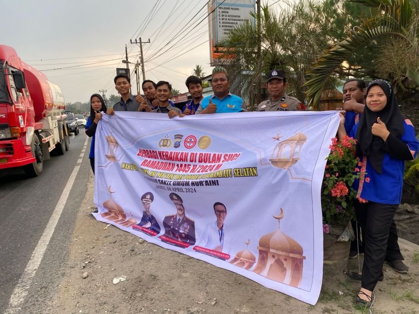 RS Nur'aini Gelar Bakti Sosial Bersama Wakapolri, Polres Labuhanbatu Selatan dan Pengurus Bilal Mayyit Penggali Kubur