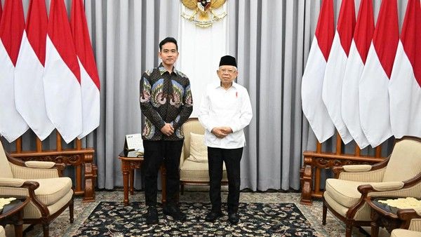Ini Wejangan Ma'ruf Amin ke Gibran yang Terpilih Jadi Wapres Termuda