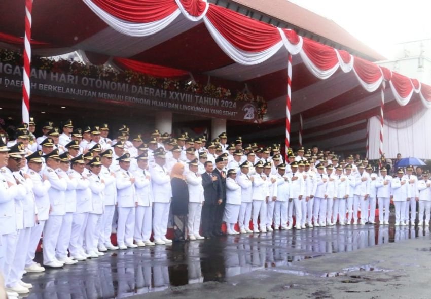 Pj. Gubernur NTT Menghadiri Upacara Peringatan Hari Otonomi Daerah XXVIII Tahun 2024