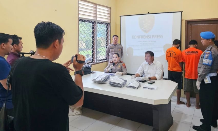 Tiga Penjaga Malam Pelaku Pembunuhan di Pasar Induk Lau Cih Diciduk Polisi