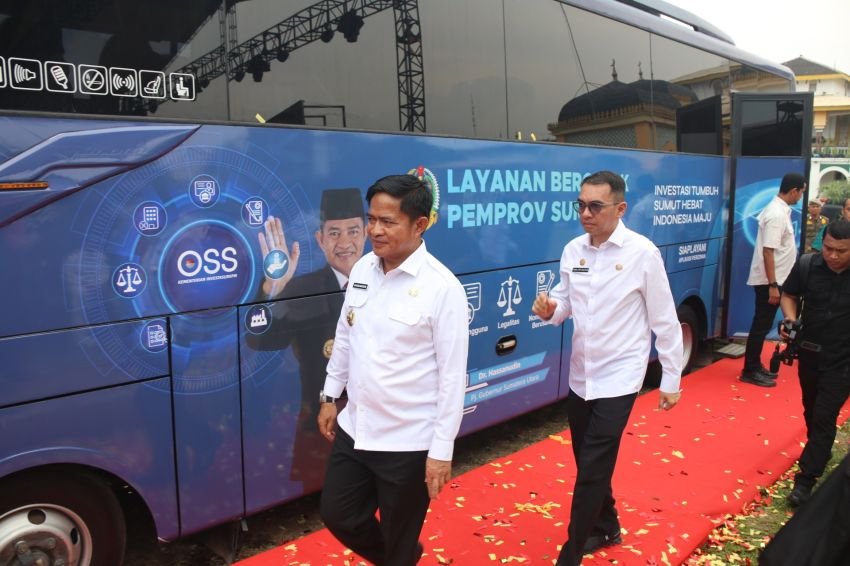 Luncurkan Bus Perizinan Berusaha, Pj Gubernur Sumut Berharap Semakin Mudah dan PAD Meningkat