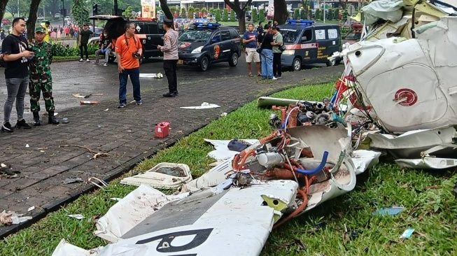 Ini Identitas 3 Korban Tewas Pesawat Jatuh di BSD City, Pilot, Co-Pilot dan Engineer