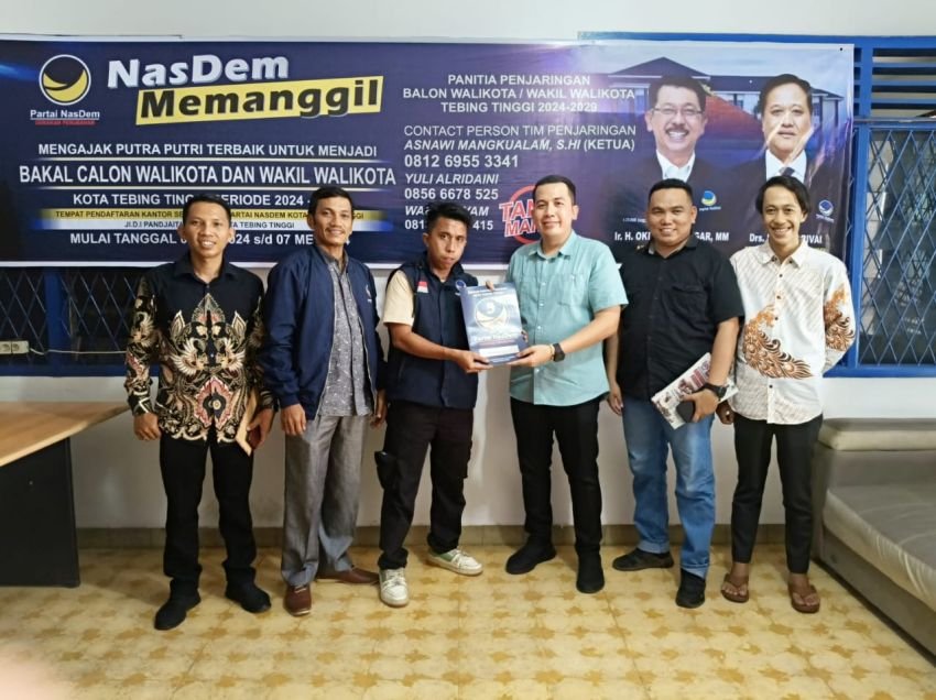 Riski Ramadhan Hasibuan Silahturahmi ke DPC PPP dan Kembalikan Formulir ke NASDEM