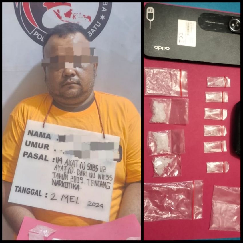 Satres Narkoba Polres Labuhanbatu Ringkus Pelaku Penyalahgunaan Narkotika Jenis Sabu